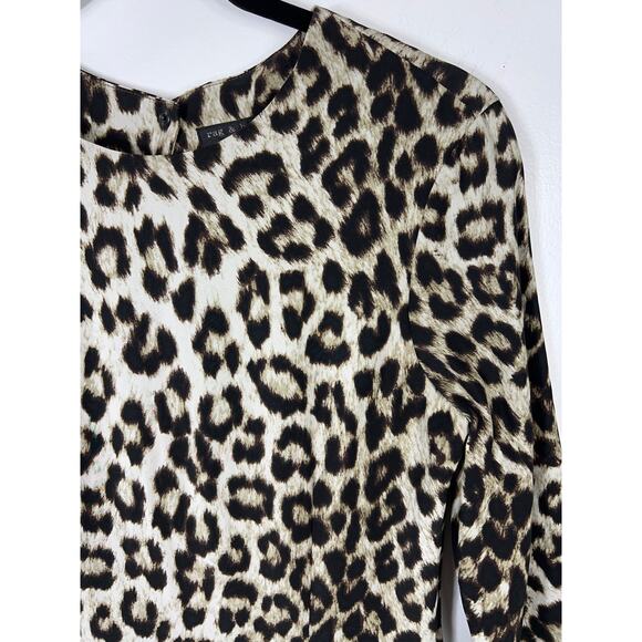 Rag & Bone 100% Silk Dress Leopard Animal Print Short Mini 2 / XS - Picture 5 of 10